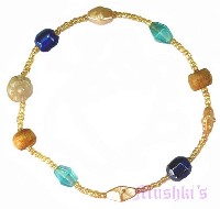 Indian beaded bracelet - click here for large view