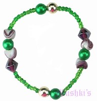 Indian beaded bracelet - click here for large view