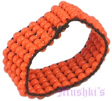 5 Row Seed Beaded Ring - click here for large view