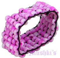 5 Row Seed Beaded Ring - click here for large view