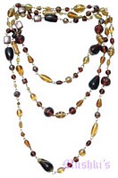 Beaded long necklace - click here for large view