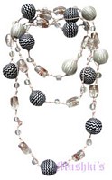 Beaded long necklace - click here for large view
