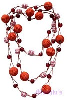 Beaded long necklace - click here for large view