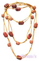 Beaded long necklace - click here for large view