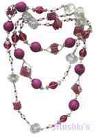 Beaded long necklace - click here for large view