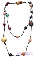 Beaded long necklace - click here for large view