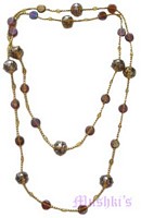 Beaded long necklace - click here for large view
