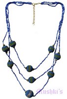 Beaded long necklace - click here for large view