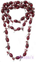Beaded long necklace - click here for large view