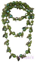Beaded long necklace - click here for large view