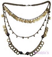 Beaded long necklace - click here for large view