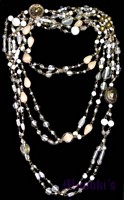 Beaded long necklace - click here for large view