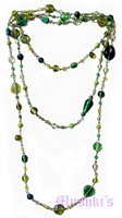Beaded long necklace - click here for large view