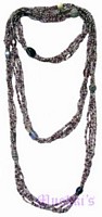 Beaded long necklace - click here for large view