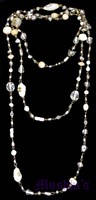 Beaded long necklace - click here for large view