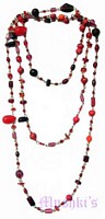Beaded long necklace - click here for large view