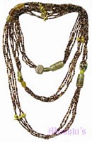 Beaded long necklace - click here for large view