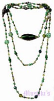Beaded long necklace - click here for large view