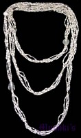 Beaded long necklace - click here for large view