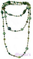 Beaded long necklace - click here for large view