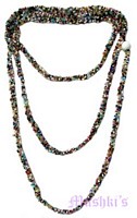 Beaded long necklace - click here for large view