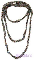 Beaded long necklace - click here for large view