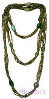 Beaded long necklace - click here for large view