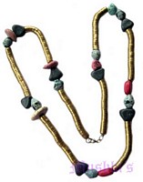 Beaded long necklace - click here for large view
