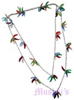 Beaded long necklace - click here for large view