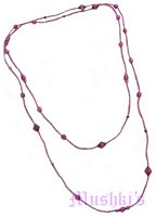 Beaded long necklace - click here for large view