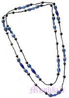 Beaded long necklace - click here for large view