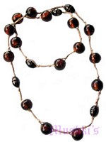 Beaded long necklace - click here for large view