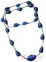 Beaded long necklace - click here for large view