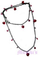 Beaded long necklace - click here for large view