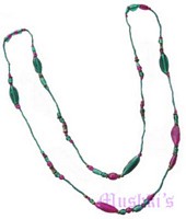 Beaded long necklace - click here for large view