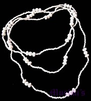 Beaded long necklace - click here for large view
