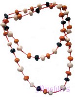 Beaded long necklace - click here for large view