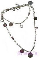 Beaded long necklace - click here for large view