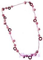 Beaded long necklace - click here for large view