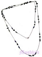 Beaded long necklace - click here for large view