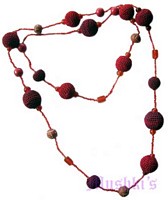 Beaded long necklace - click here for large view