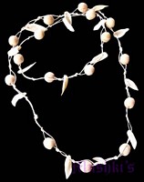 Beaded long necklace - click here for large view