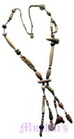 Beaded long necklace - click here for large view