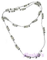 Beaded long necklace - click here for large view