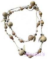 Beaded long necklace - click here for large view