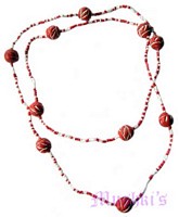 Beaded long necklace - click here for large view