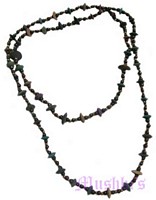 Beaded long necklace - click here for large view