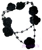 Beaded long necklace - click here for large view