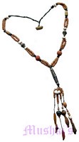 Beaded long necklace - click here for large view