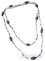 Beaded long necklace - click here for large view
